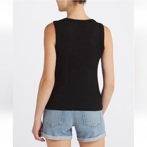 Gilli - Button Front Ribbed Knit Tank - Picture 3 of 6